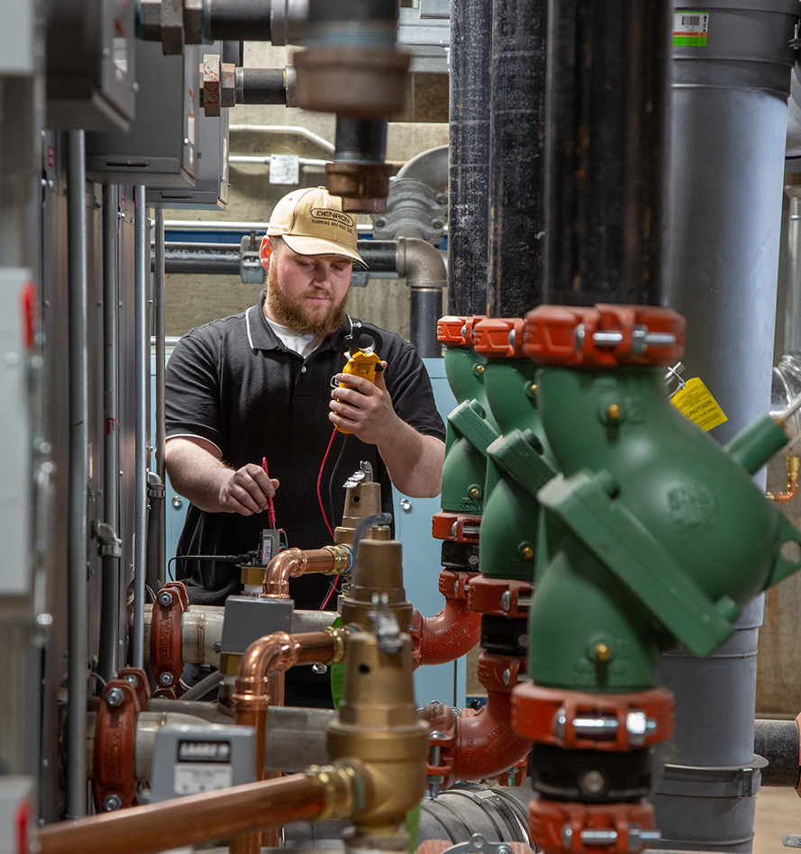 Commercial Plumbing Job Commercial HVAC Job